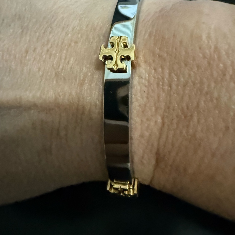 Tory Burch Gold and Silver bracelet